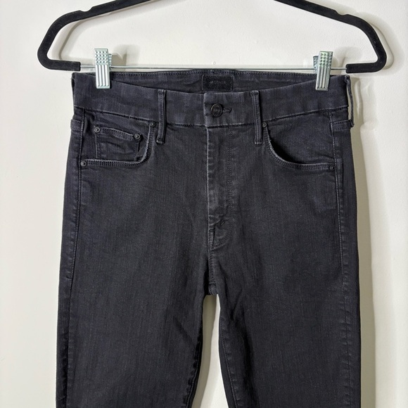 Mother Women's Black The Looker Not Guilty Stretch Jeans 27 - Picture 3 of 7